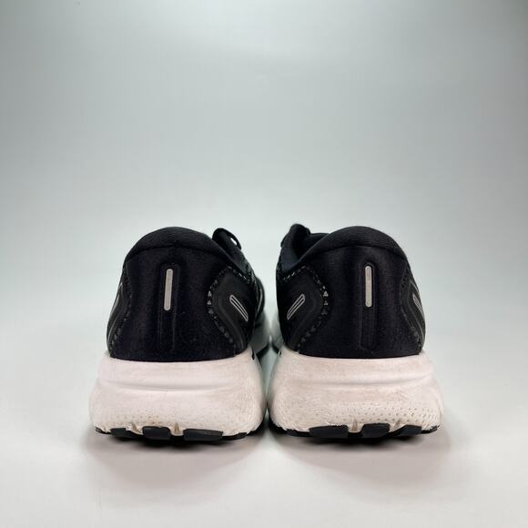 Brooks Ghost 14 Black White Athletic Running Shoes 1203561B057 Women's Size 9.5 - Picture 5 of 11